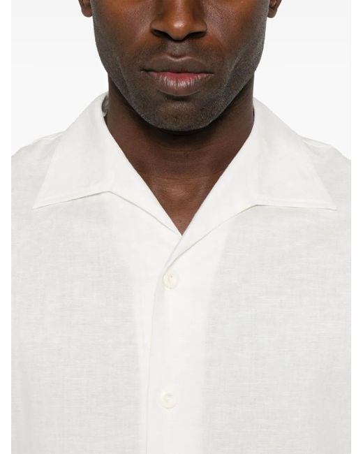 Sandro White Button-Up Shirt for men