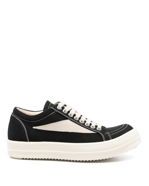 Rick Owens キャンバス スニーカー White