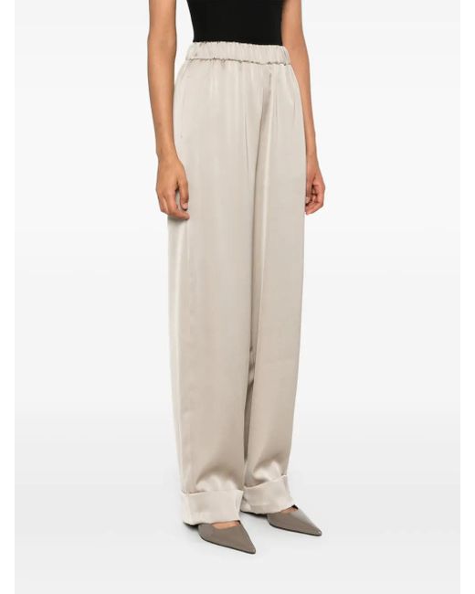 Blanca Vita Natural Satin Trousers