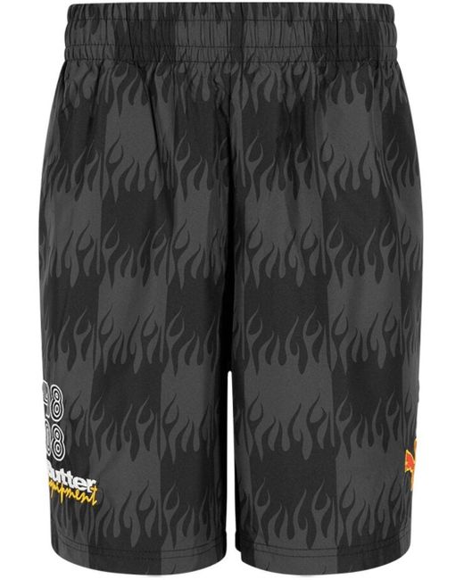 PUMA Gray X Butter Goods 15 Year Track Shorts for men
