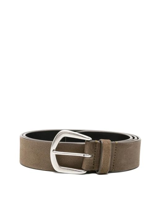 Officine Creative Natural Buckle-Fastening Belt for men