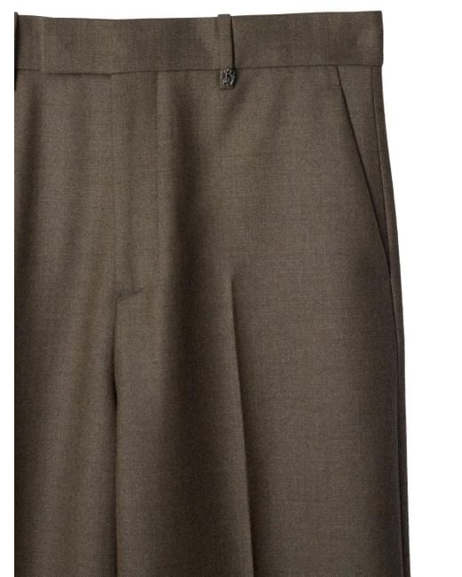 メンズ Burberry テーラードパンツ Gray