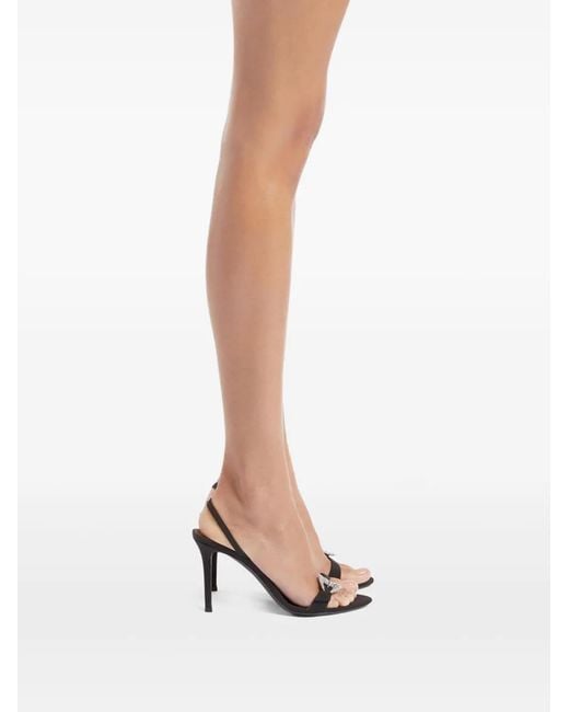 Giuseppe Zanotti Metallic 90Mm Ludhovica Mignon Sandals