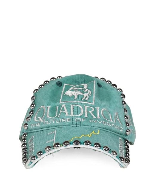 Joshua J Green Casquette Brodée À Détails De Clous for men