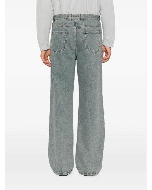 Vaqueros Con Efecto Lavado Índigo A.P.C. de hombre de color Gray