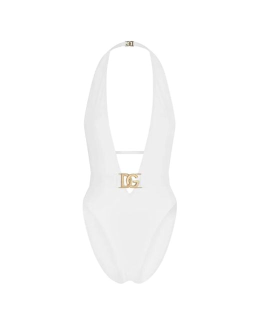 Dolce & Gabbana White Dolce & Gabbana Beachwear