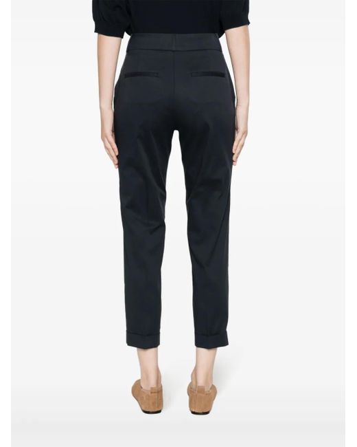 Peserico Blue Cropped Trousers