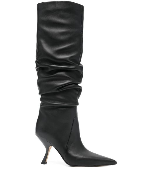 MICHAEL Michael Kors Black 90Mm Draped Boots