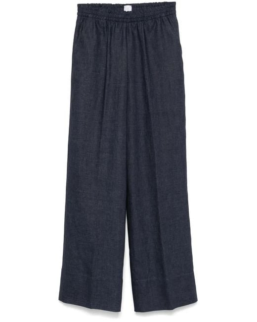 Eleventy Blue Linen Trousers