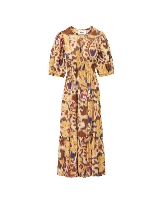 Ba&sh Metallic Madelia Midi Dress