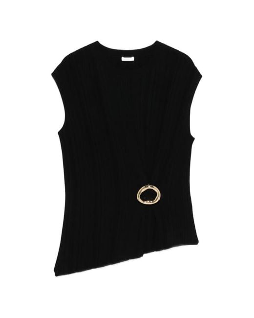 Joseph Black Kenit Asymmetric-Hem Top