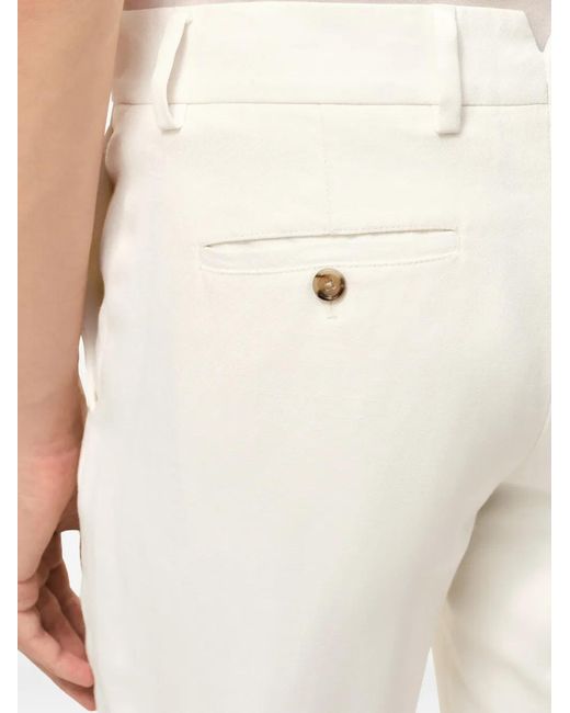 AMI Straight Broek in het White voor heren