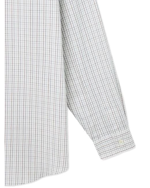 Camisa a cuadros MAN ON THE BOON. de hombre de color White