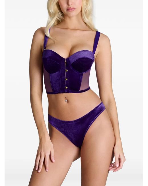 Maison Close Blue X Scandale Rococo Thong