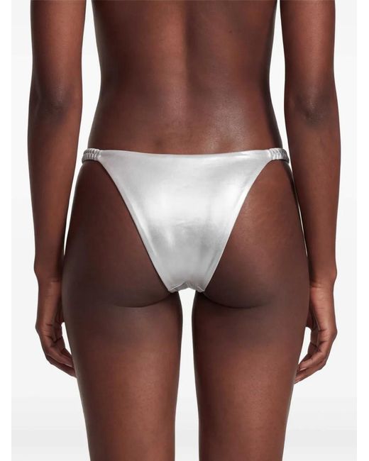 Isa Boulder White High Weave Bikini Bottom