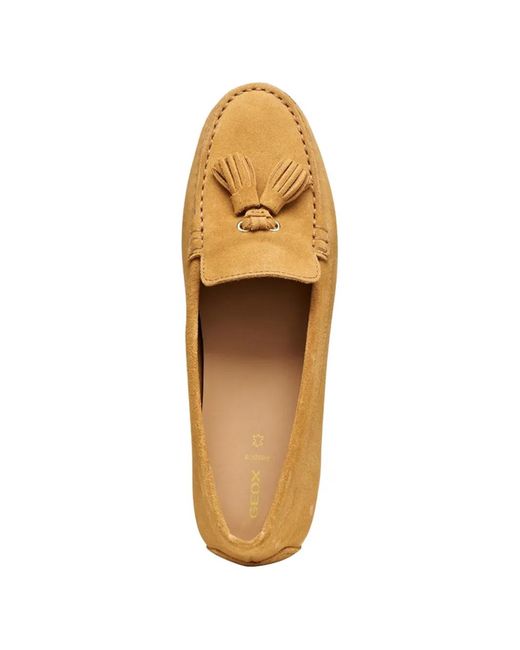 Geox White Kalistena Tassel-Detail Loafers