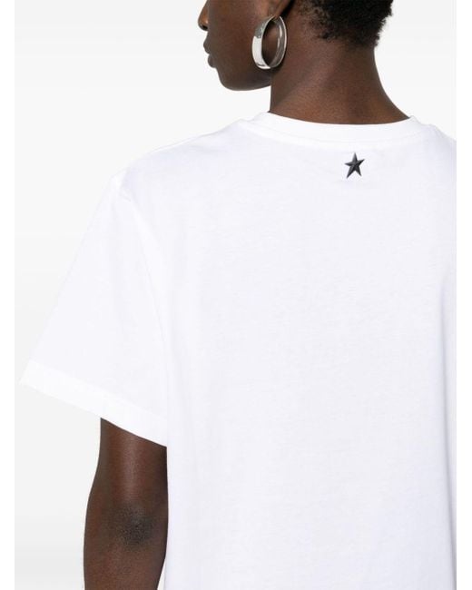 Camiseta con logo estampado Mugler de color White