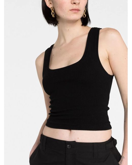 Wardrobe NYC Black Sleeveless Vest Top