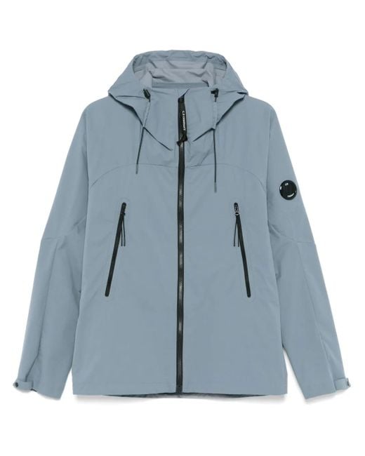 C P Company Blue Pro-Tek Hooded Jacket for men