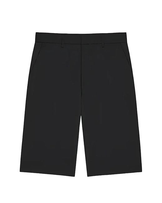 Givenchy Black Logo-Motif Shorts