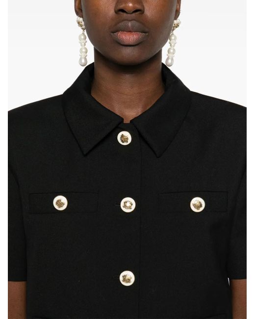 Sandro Black Cropped-Jacke