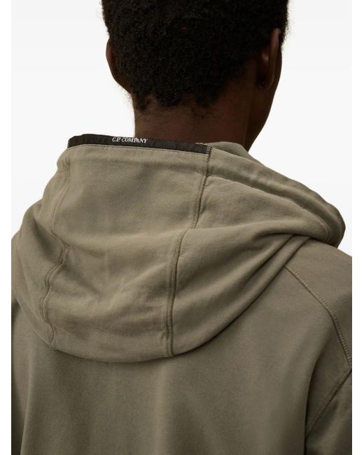 C P Company Hoodie Met Rits in het Green voor heren