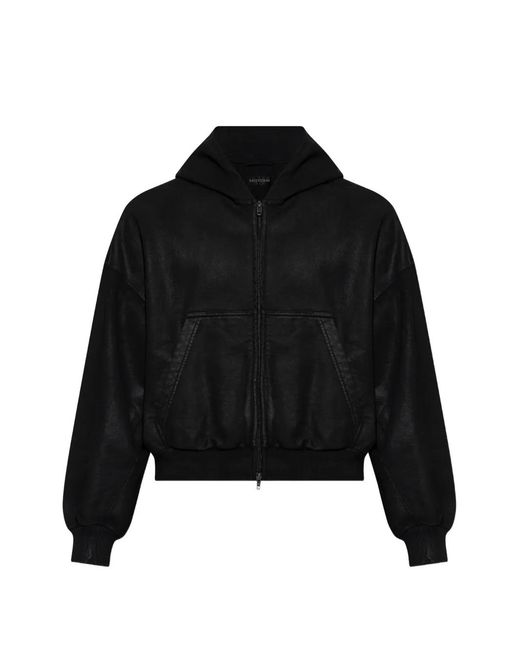Balenciaga Black Zipped Hoodie for men