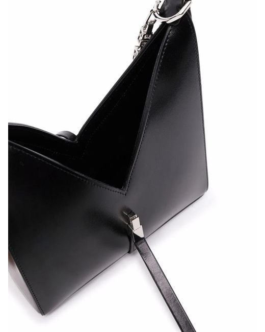 Givenchy Black Cut Out Mini Leather Crossbody Bag