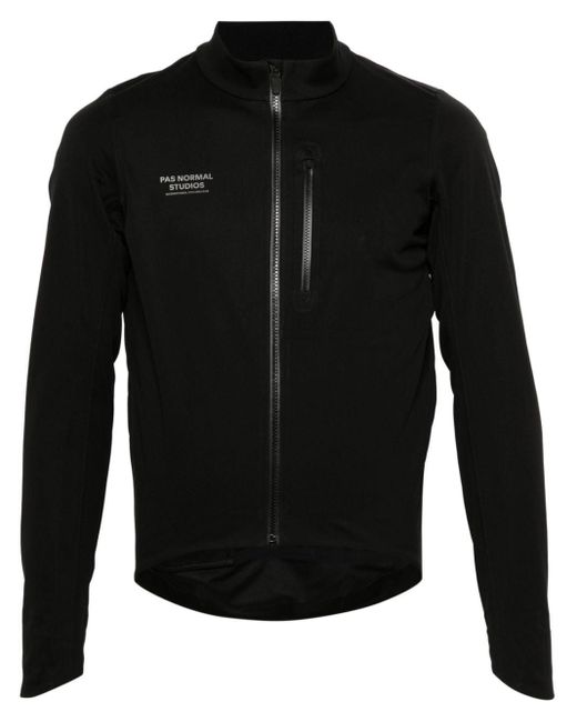 Pas Normal Studios Black Essential Thermal Performance Jacket for men