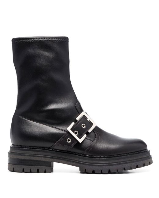 Sergio Rossi Prince Ankle-length Boots in Black | Lyst UK