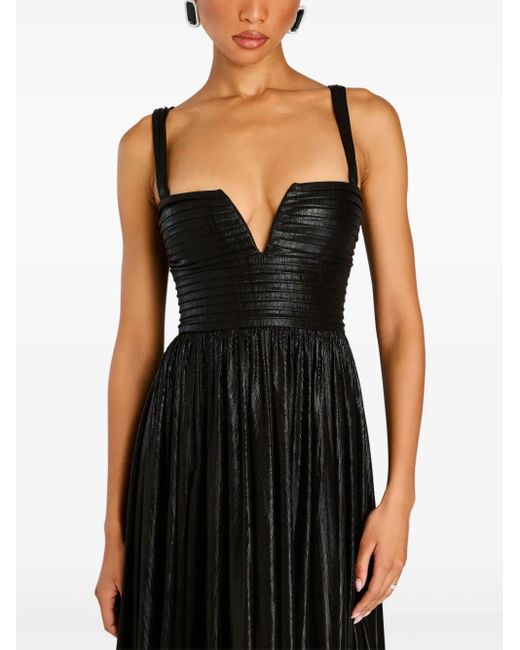 retroféte Black Yvonne Maxi Dress