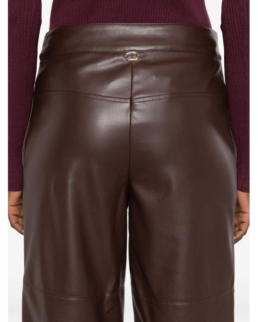 Twinset Gray Panelled Trousers