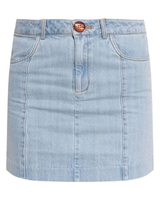 Gestuz Blue Vella Mini Skirt