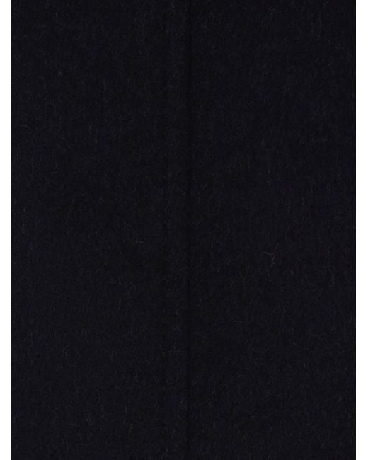 Brunello Cucinelli Wollen Jas Met Dubbele Rij Knopen in het Blue voor heren