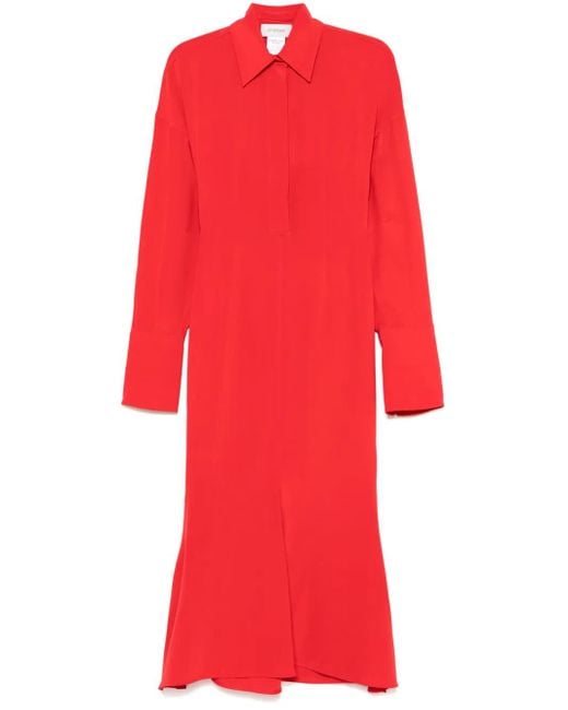 Sportmax Red Oltre Midi Dress