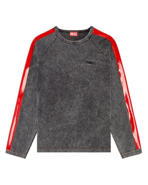 T-shirt T-Redroxt DIESEL pour homme en coloris Gray