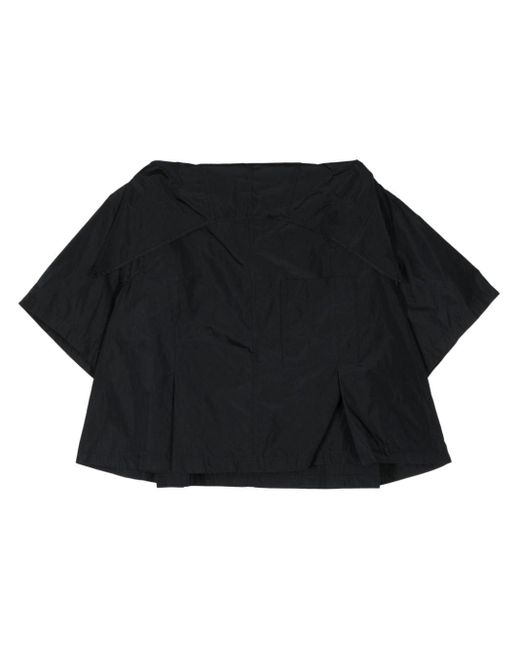 Toga Black Wide Style Cropped Top