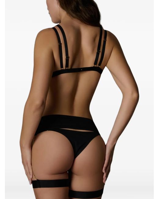 Maison Close Black Soutien-Gorge À Bonnets Triangle