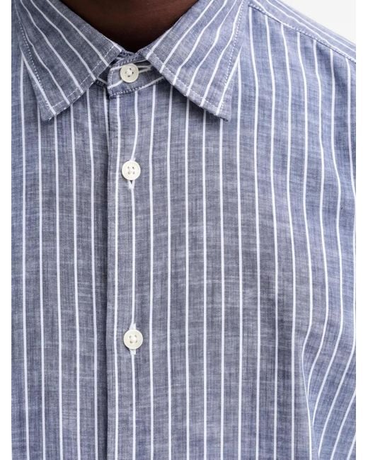 Marc O' Polo Blue Striped Buttoned Shirt for men