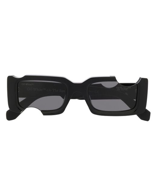Gafas de sol Holes con montura rectangular Off-White c/o Virgil Abloh de color Black
