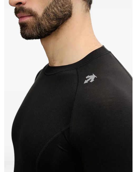 Capa Con Cuello Redondo Descente de hombre de color Black