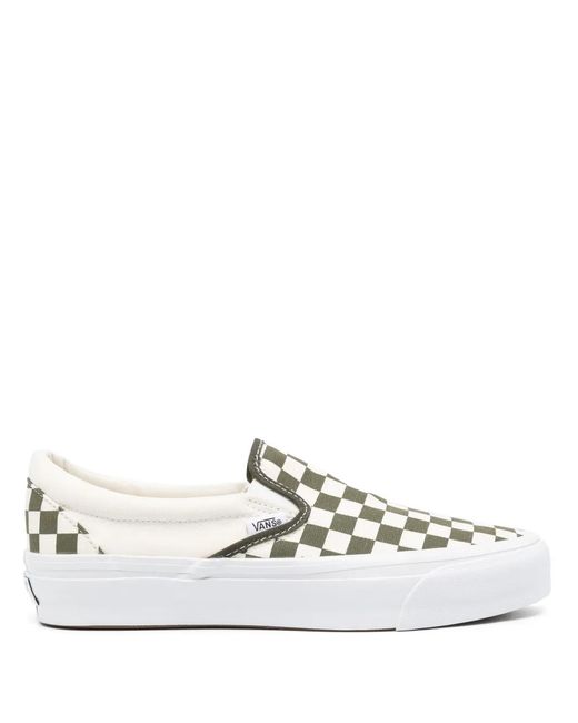 Vans White Lx Classic Lip-On 98 Sneakers