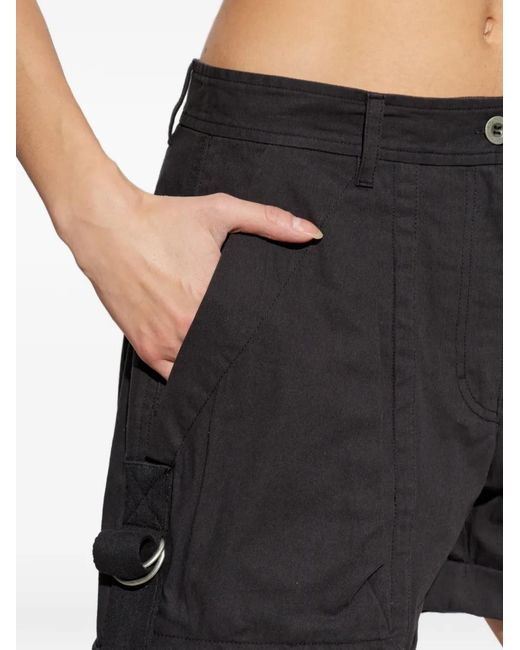 Isabel Marant Black Ring Detail Shorts