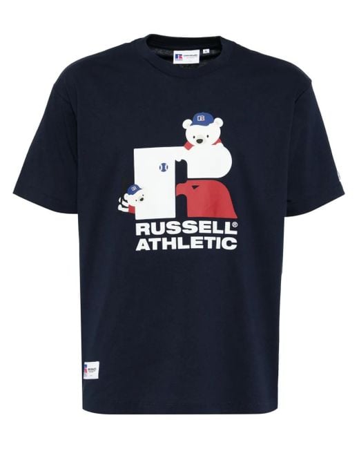 メンズ Chocoolate X Russell Athletic Tシャツ Blue