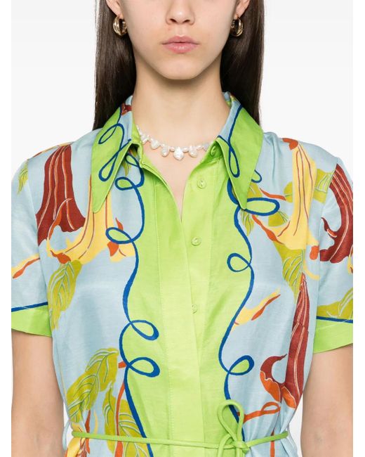 ALÉMAIS Rafaela Maxi-Jurk in het Green