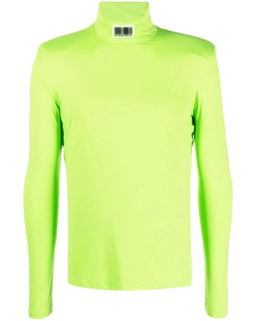 VTMNTS Rollkragenpullover Mit Barcode in Green für Herren