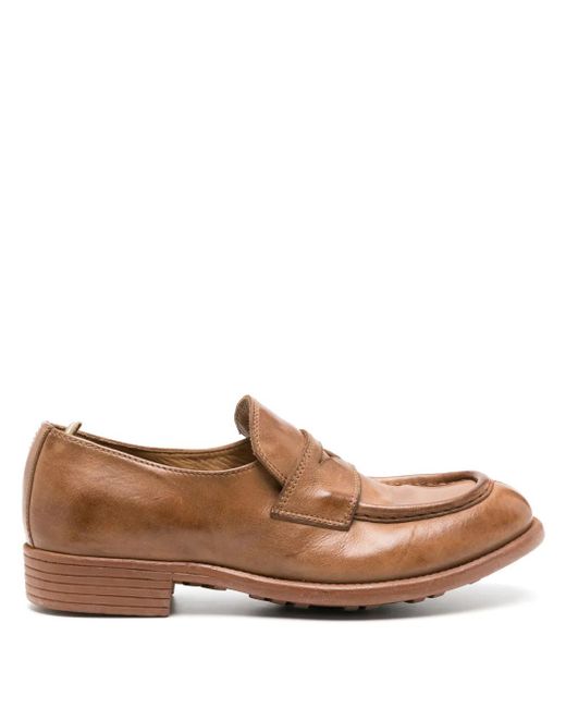 Officine Creative Calixte 020 レザーローファー Brown