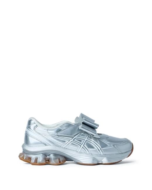 ShuShu/Tong Blue Textured Panel Sneakers