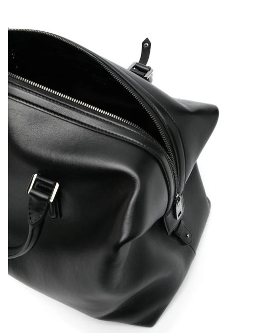 Dolce & Gabbana Leren Duffeltas in het Black voor heren