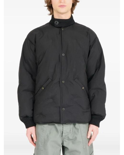 Maison Margiela Gray Buttoned-Up Padded Jacket for men